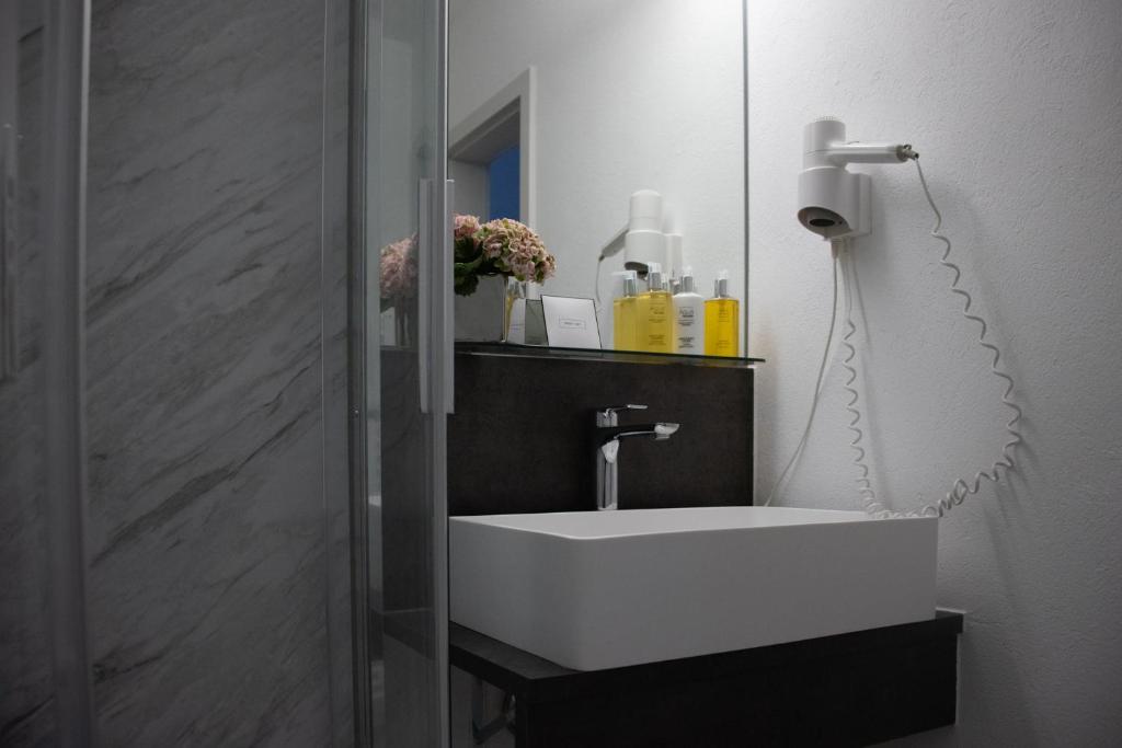 Koupelna v ubytování Hotel Das Kleine Ritz