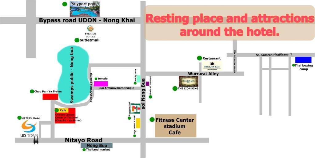 The Lion King Hotel Udonthani - Resim 20