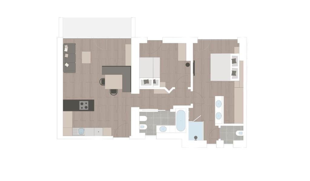 Plan piętra w obiekcie LaMonte Premium Apartments by Feuerstein