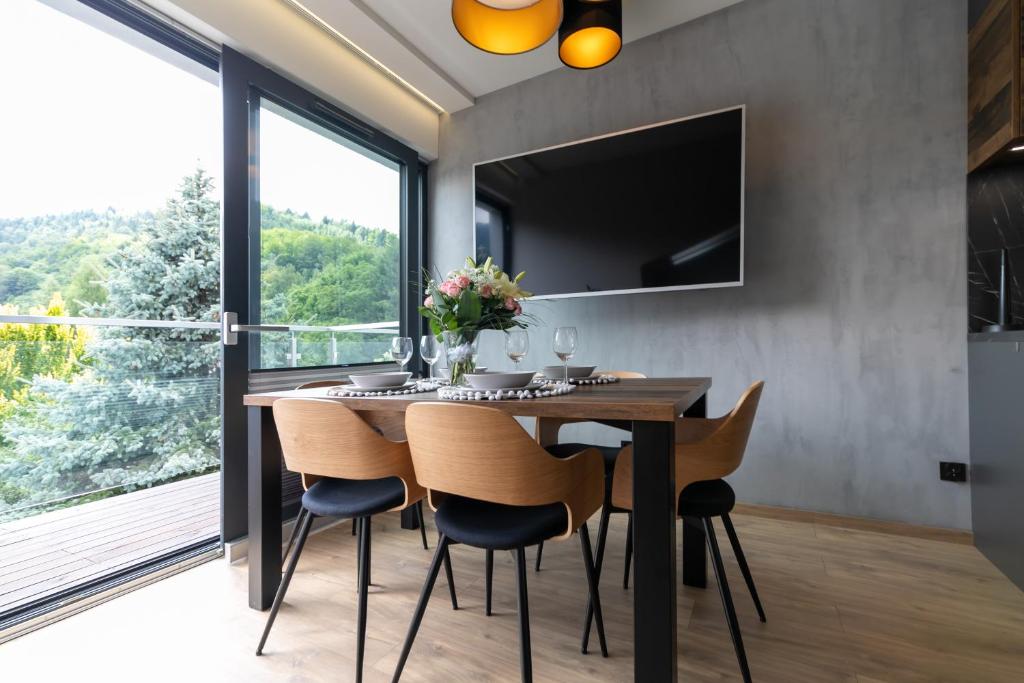 TV a/nebo společenská místnost v ubytování Apartamenty Kalinowa z sauną i bawialnią - Dream Apart