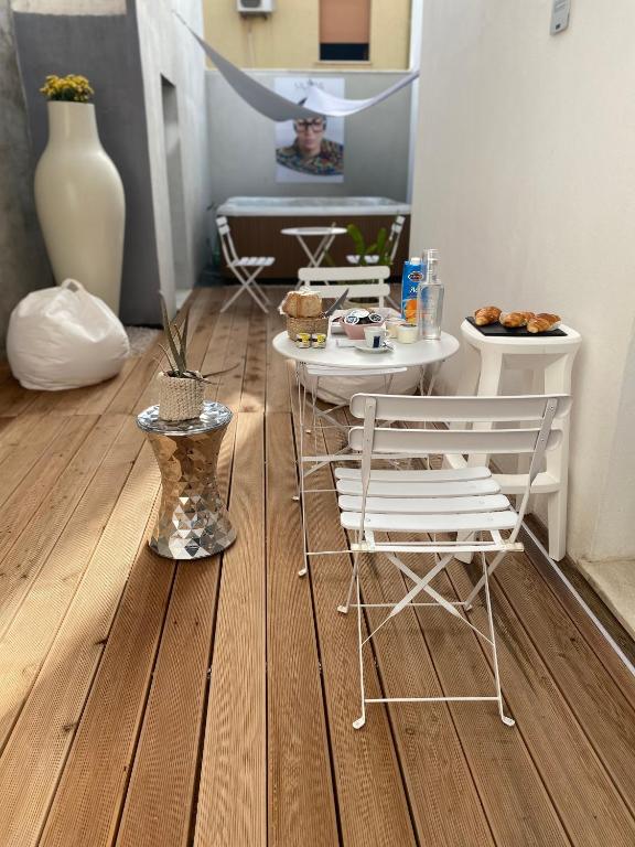 Posezení v ubytování LUVIA ROOMS SPA