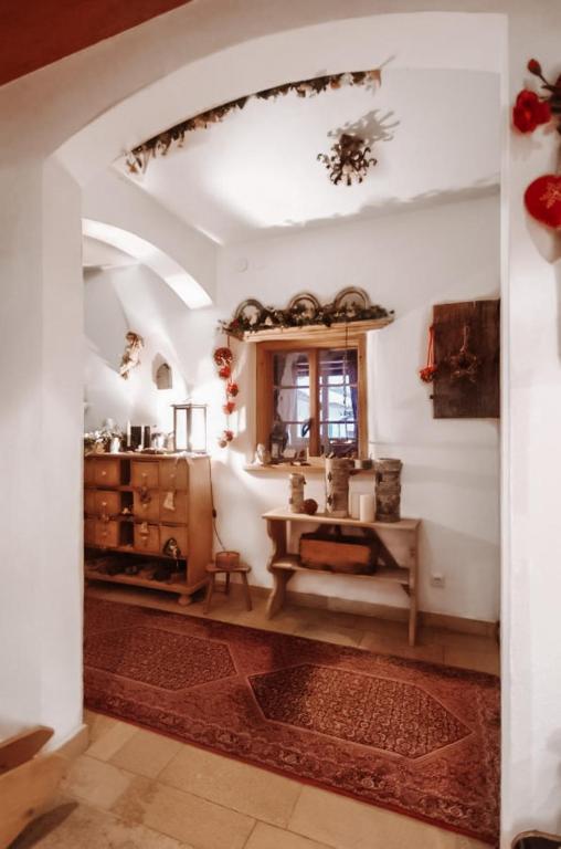 Гостиная зона в Hotel Pension Alpenrose