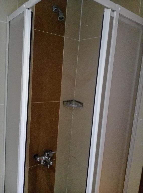 Koupelna v ubytování Dinara Hotel