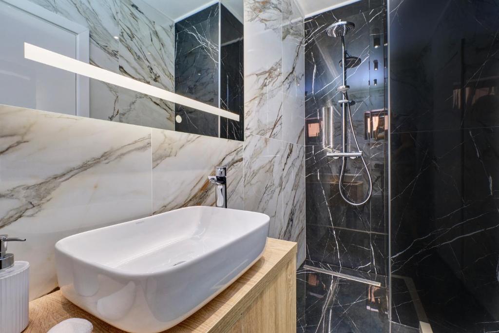 Kúpeľňa v ubytovaní Luxury apartments