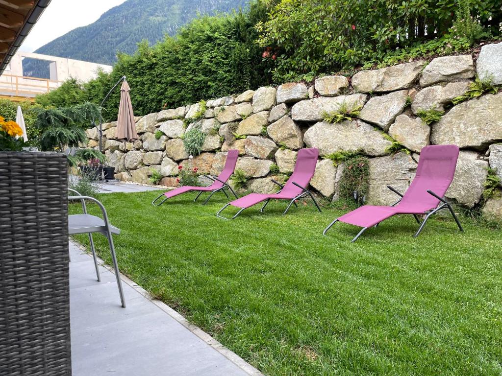 Ein Garten an der Unterkunft Chalet Hackl