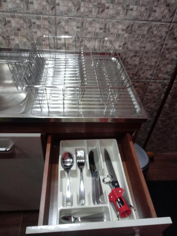 Kuchyň nebo kuchyňský kout v ubytování VALYAK rent apart hotel - Servicios Integrales