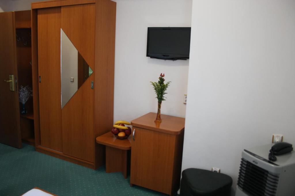 TV a/nebo společenská místnost v ubytování Hotel Sir Orhideea