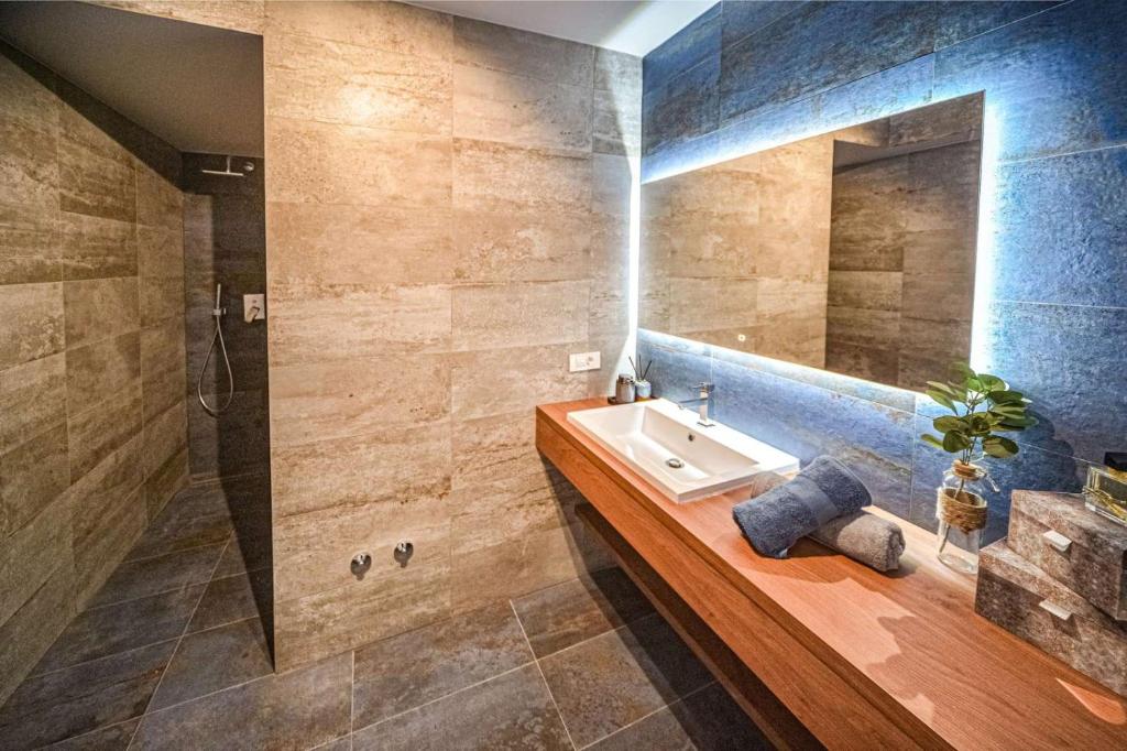 Kúpeľňa v ubytovaní CUBE Residence