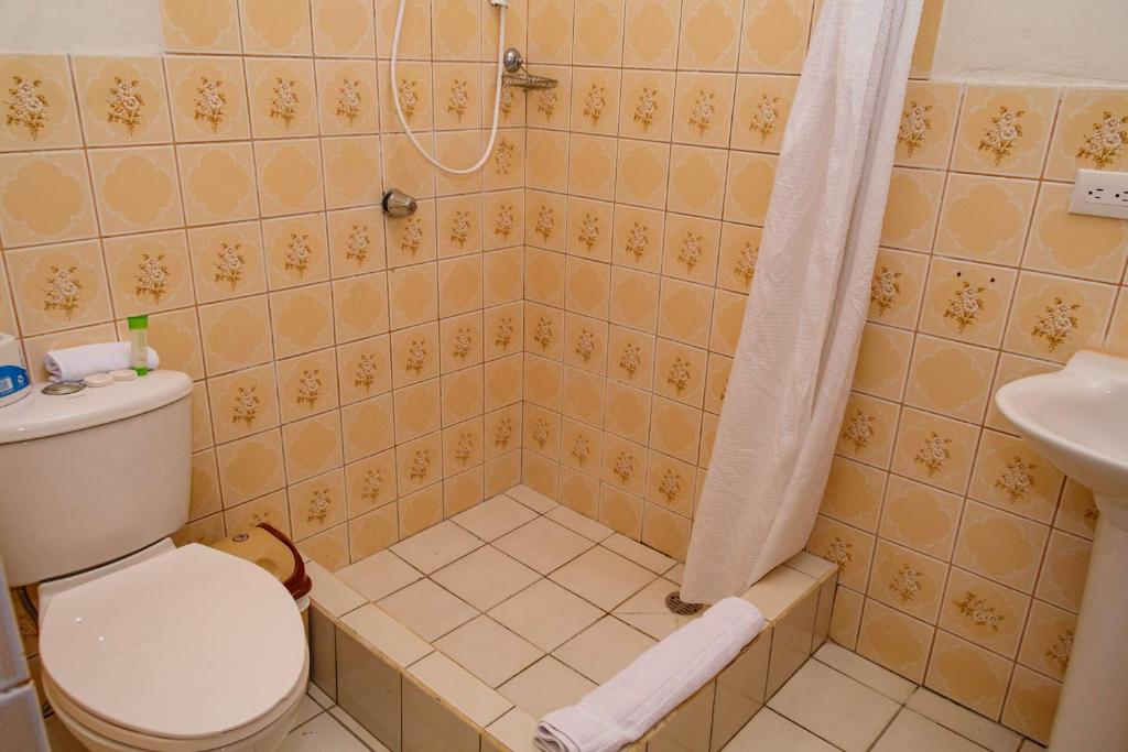 Koupelna v ubytování Hotel Don Fito