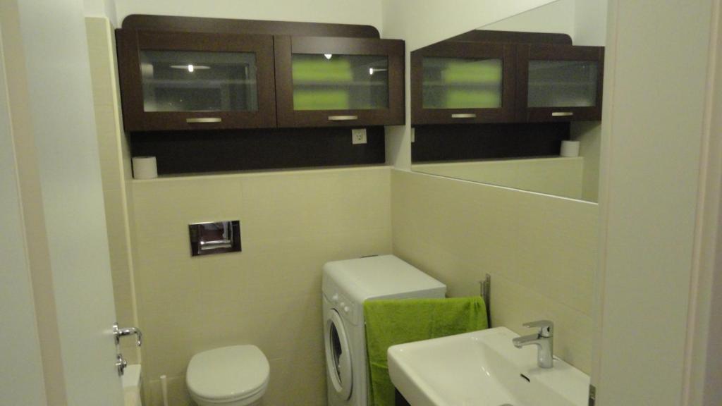 Kúpeľňa v ubytovaní Horvath Villa Apartman