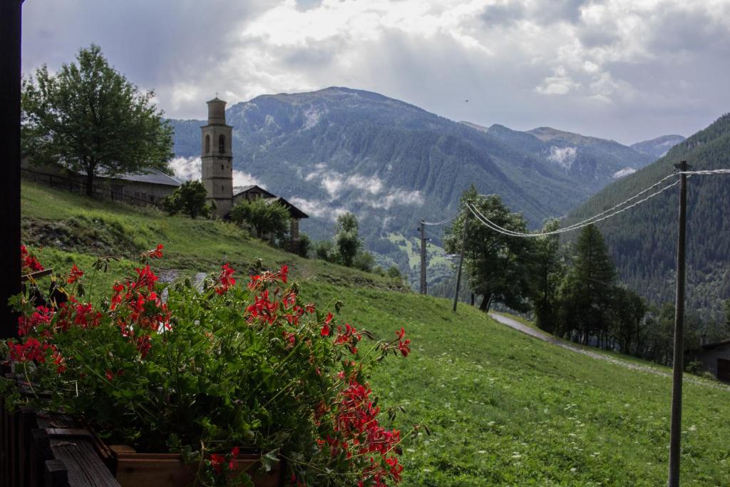 Nespecifikovaný výhled na hory nebo výhled na hory při pohledu z bed and breakfast