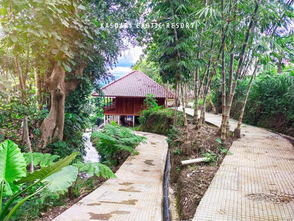 Zahrada ubytování Kasuari Exotic Resort Magelang