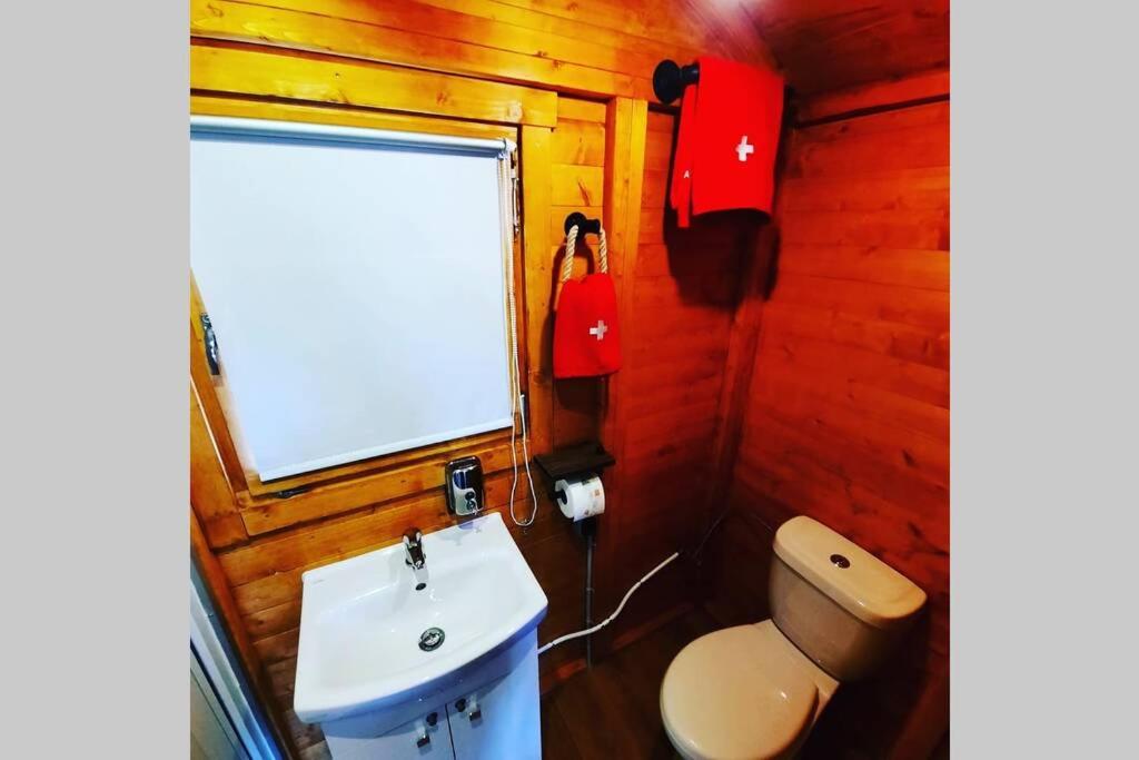 Koupelna v ubytování Autarkes Tiny House mit Rheinblick