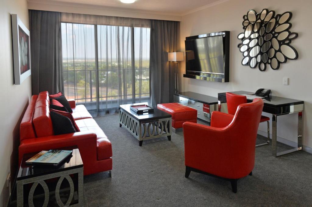 Zona d'estar a Rydges Palmerston - Darwin