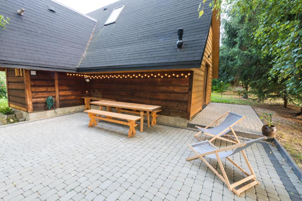 Budova, v ktorej sa horská chata nachádza