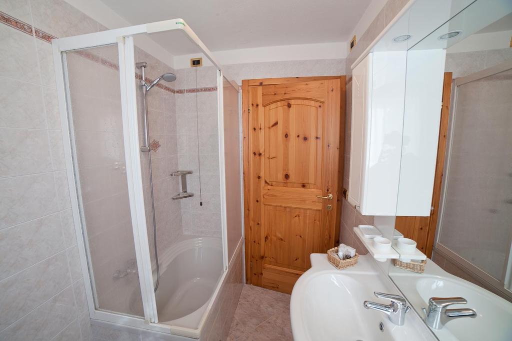 Koupelna v ubytování Chalet Bucaneve