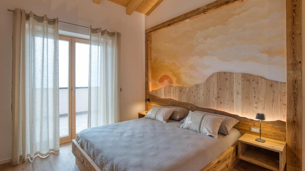Agritur Maso Librar - Habitación Triple Con Balcón