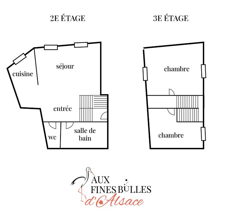 Gites Aux Fines Bulles d'Alsace - Appartamento Con 2 Camere Da Letto - LE KOUGELHOPF