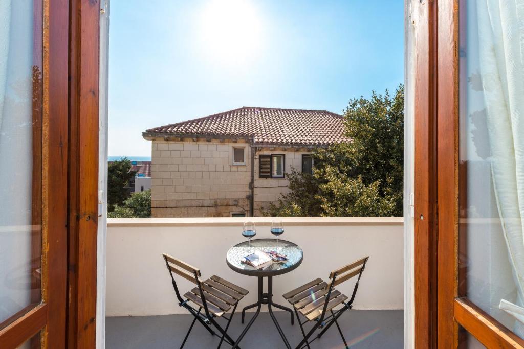 Balkón alebo terasa v ubytovaní Romance Apartments Dubrovnik