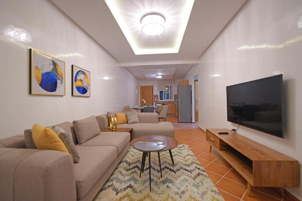 TV a/nebo společenská místnost v ubytování MY CASA - CABO NEGRO