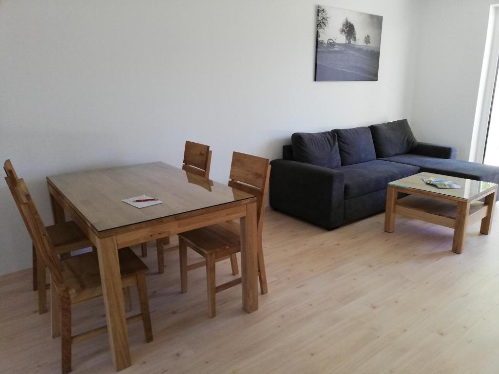 Posezení v ubytování Ferienbungalows Vital
