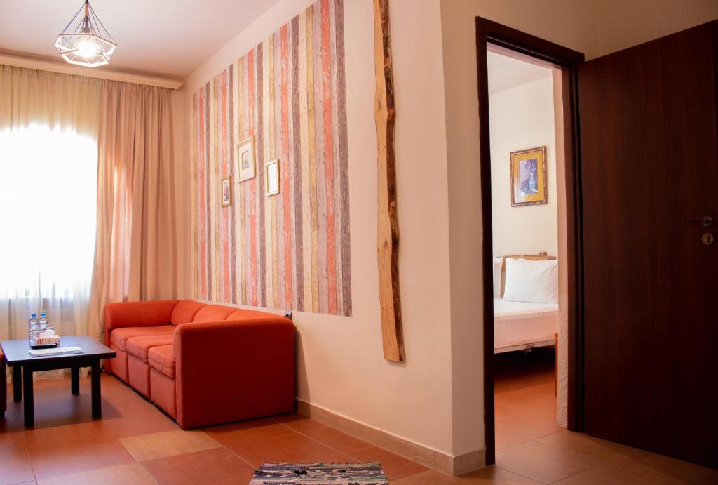 Posezení v ubytování Tezh Ler Resort
