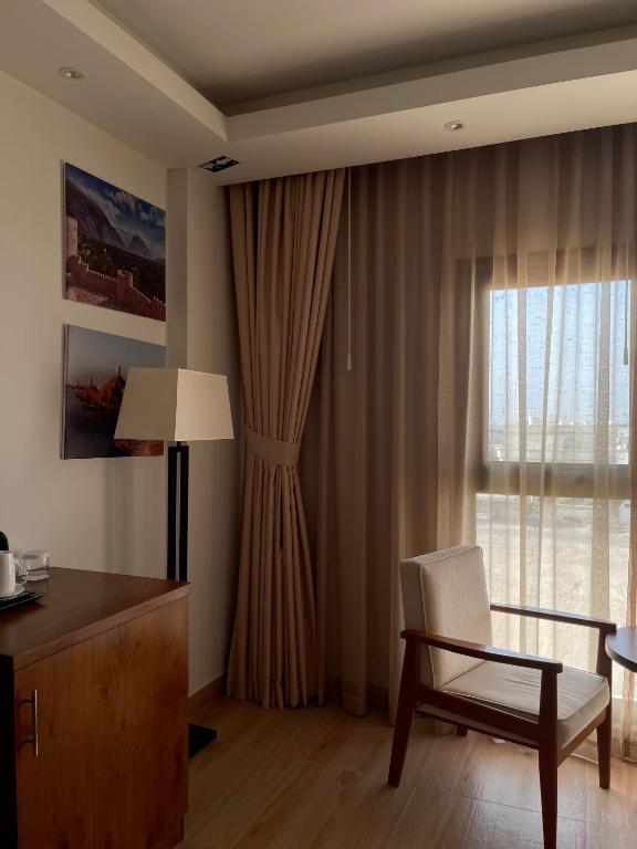Posezení v ubytování Alsahwa Hotel