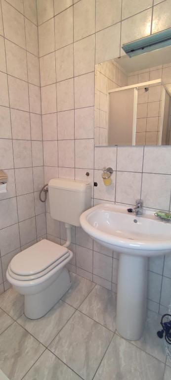 Koupelna v ubytování Apartments Villa Anna