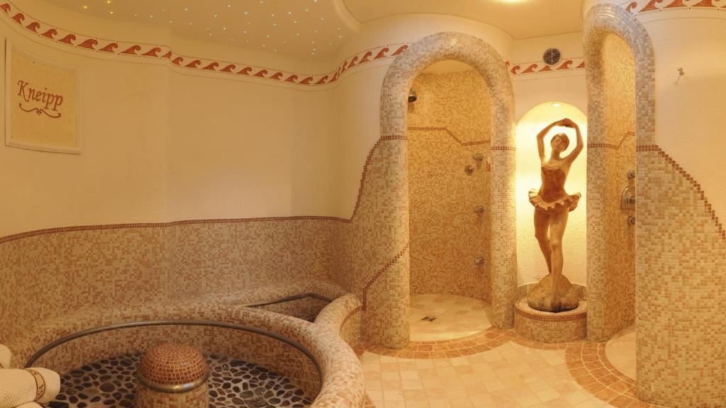Koupelna v ubytování Garni Hotel Rosengarten B&B