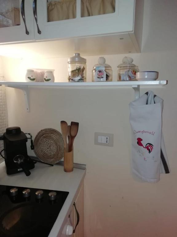 A kitchen or kitchenette at La Tana Nel Castelvecchio