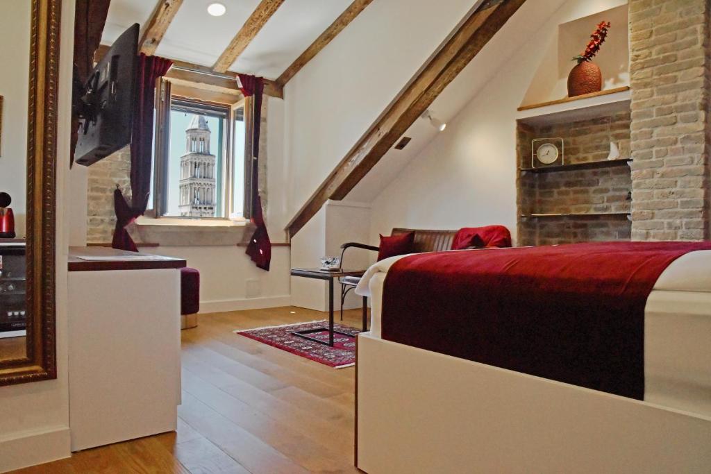 Posezení v ubytování Oblivion Luxury Rooms