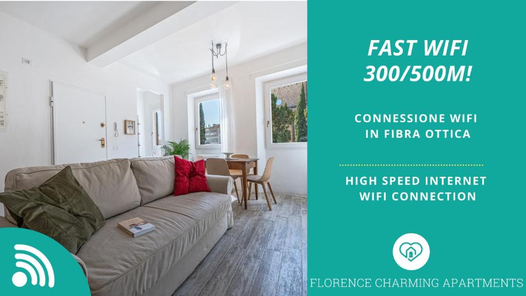 Posedenie v ubytovaní Via Avelli, 4 - Florence Charming Apartments - Delightful and bright 3rd-floor apartment without elevator, overlooking one of Florence's most beautiful squares, Exceptionally located for exploring the city
