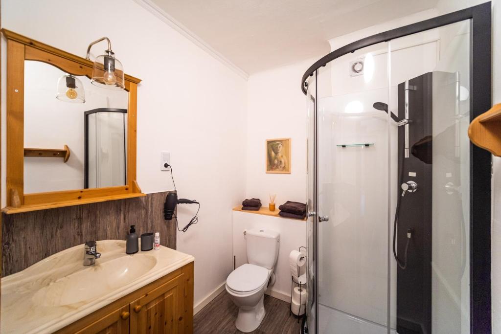 Koupelna v ubytování Villa Theresienhof