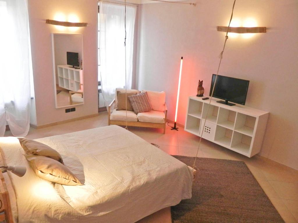 Ένα ή περισσότερα κρεβάτια σε δωμάτιο στο La Casa di Milly