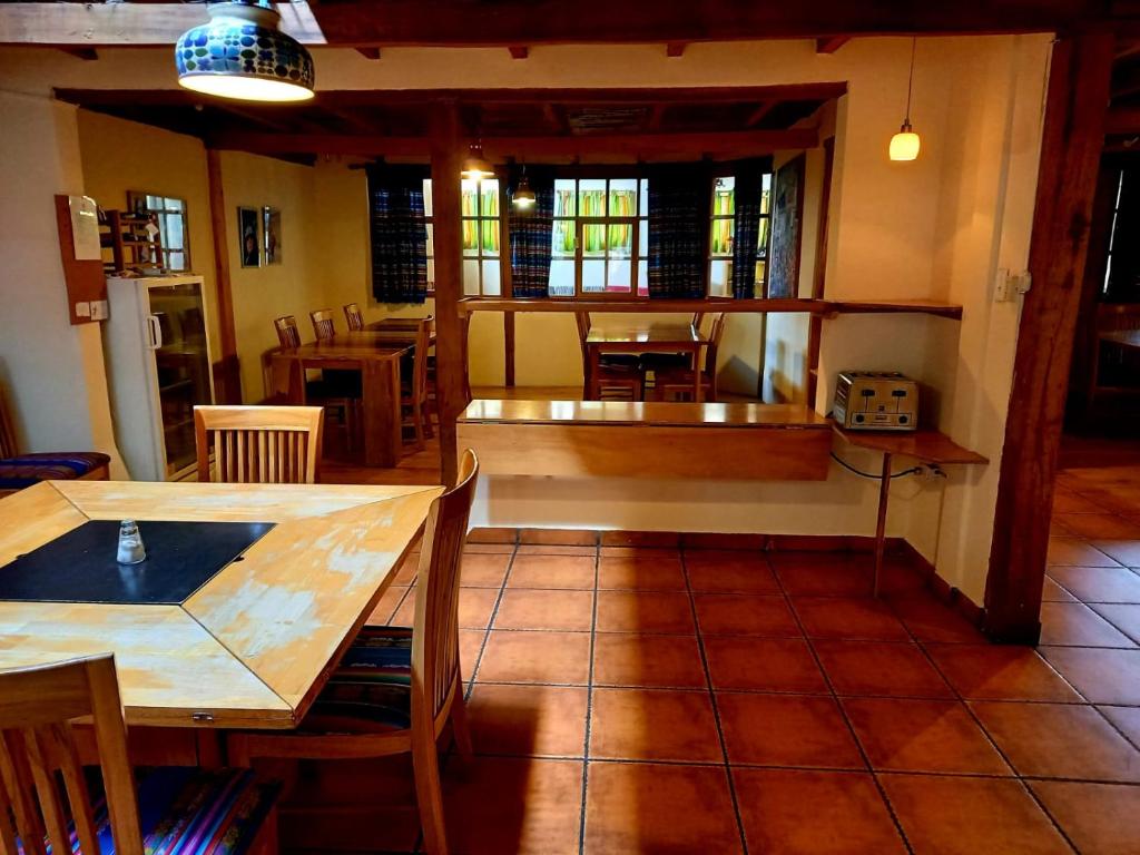 Restaurace v ubytování Inti Sisa Art Guesthouse