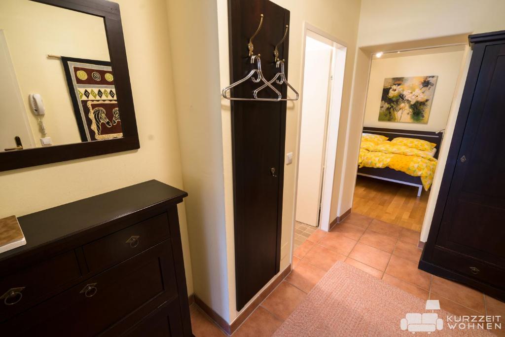 A bed or beds in a room at Appartements Steingasse