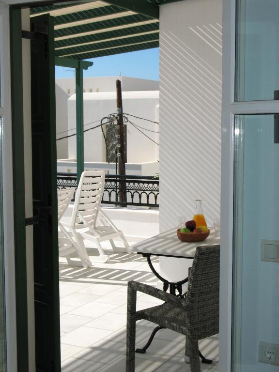 Balkón nebo terasa v ubytování Aegeon Hotel