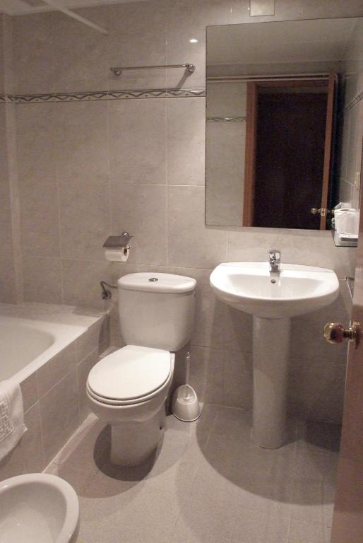 Koupelna v ubytování Hotel Goya