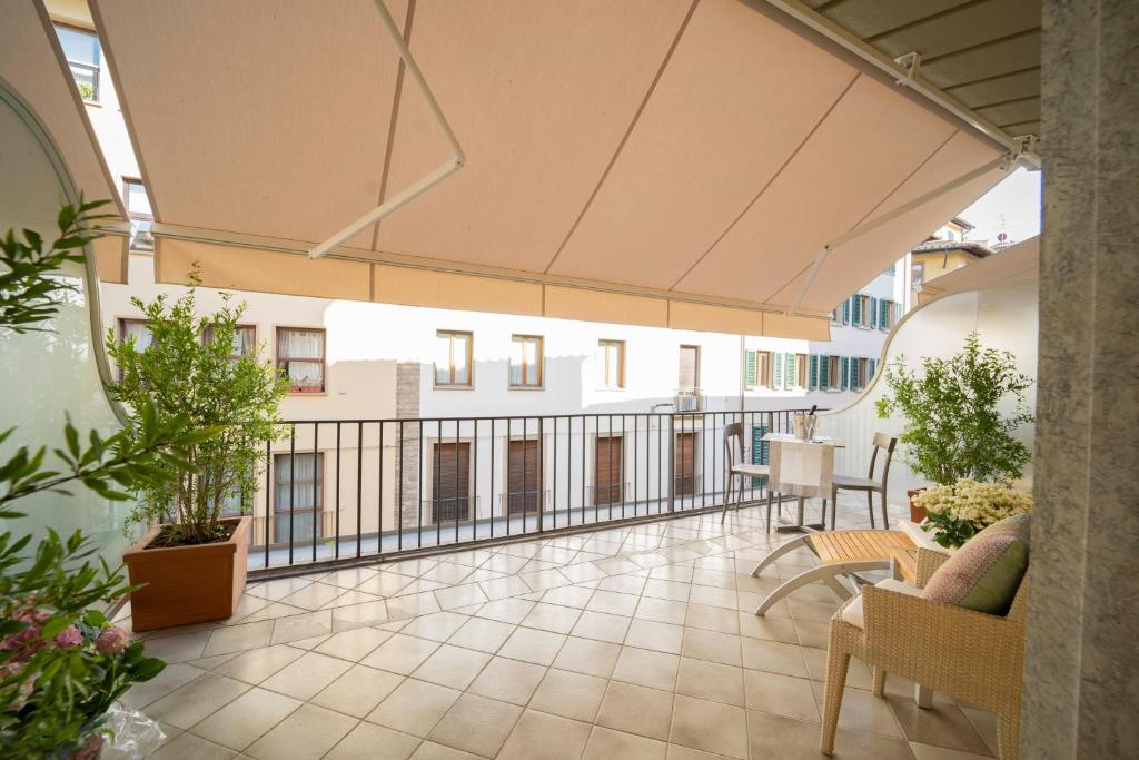 Balkón nebo terasa v ubytování Hotel della Signoria