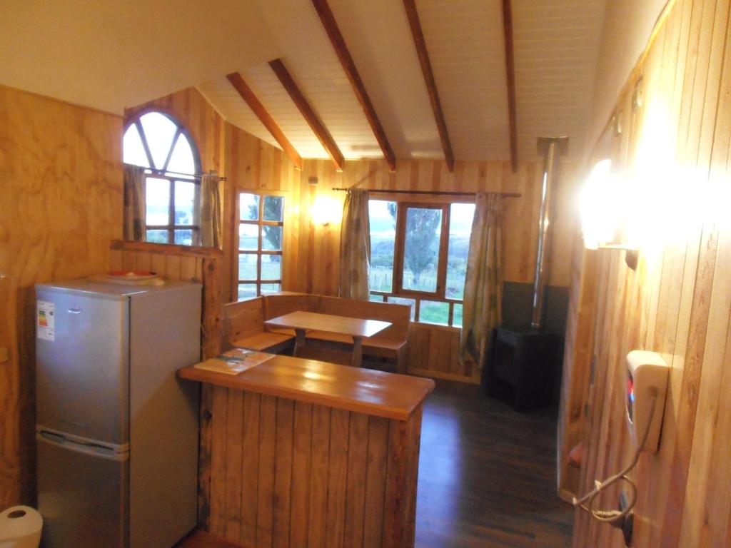 Kuchyň nebo kuchyňský kout v ubytování Agroturismo Coñico