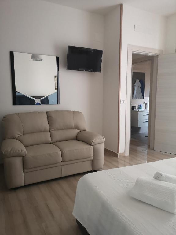 TV a/nebo společenská místnost v ubytování Muccino B&B