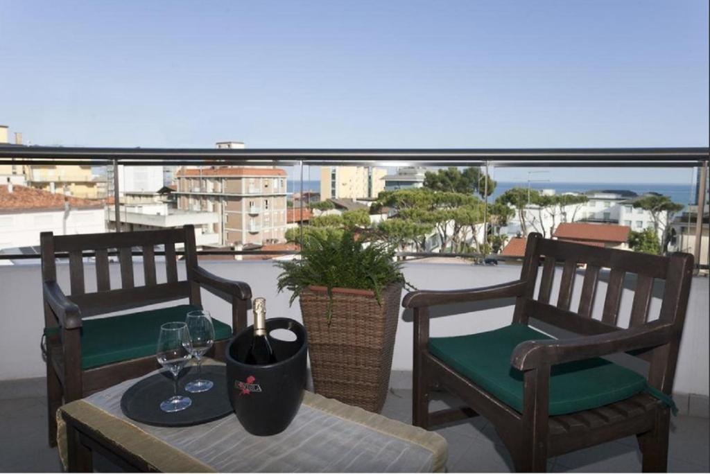 Balcone o terrazza di Hotel Centrale