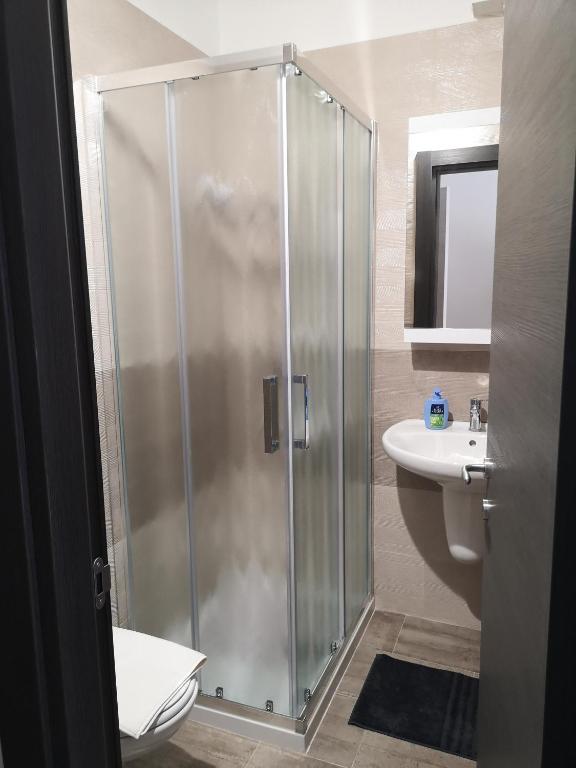 Koupelna v ubytování Muccino B&B