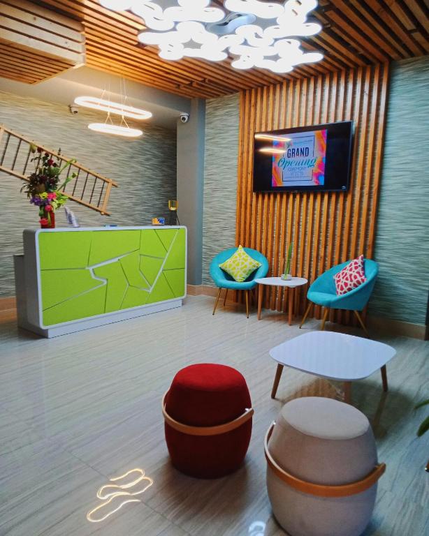 Ruang duduk di Felicity Island Hotel