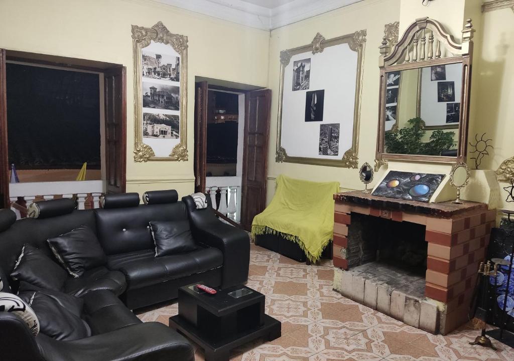 Posezení v ubytování Onde Pepe Hostel