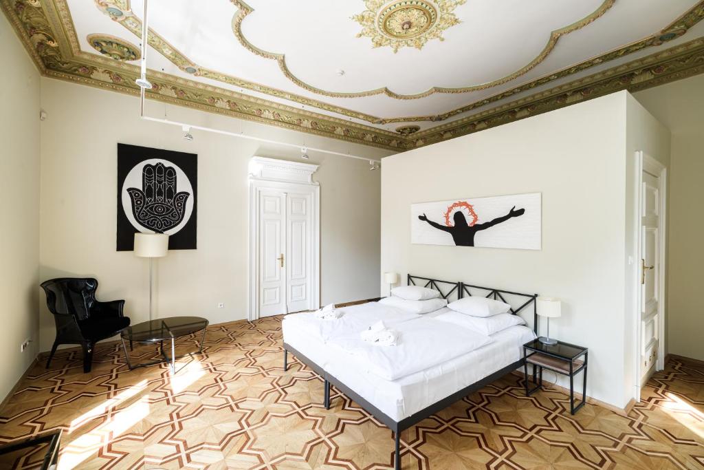 Posteľ alebo postele v izbe v ubytovaní Home Aparthotel