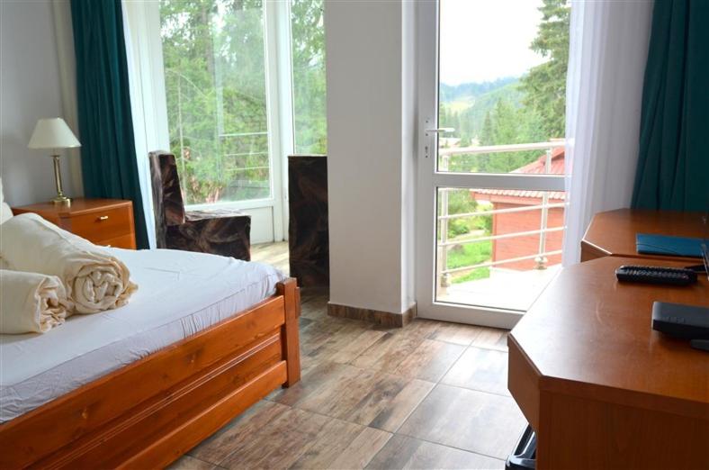 Postel nebo postele na pokoji v ubytování Vila Liliacul