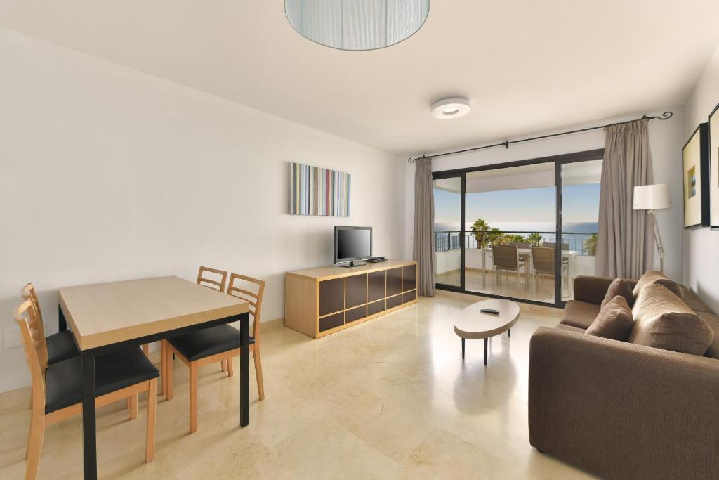 Posezení v ubytování Apartamento con vistas al mar