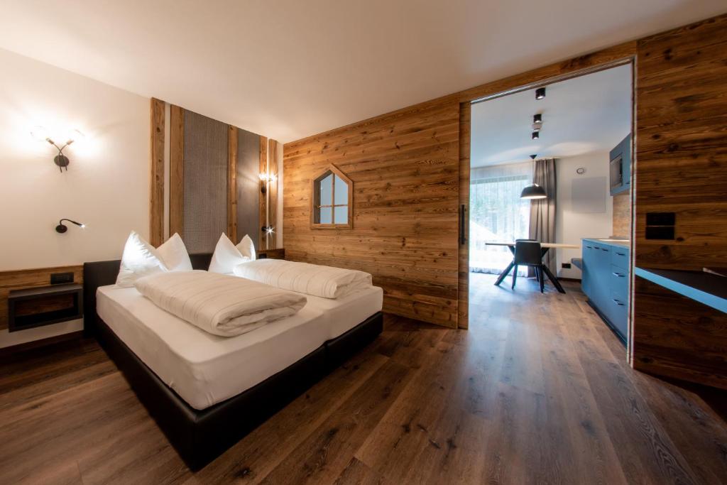 Postel nebo postele na pokoji v ubytování CHALET NORA