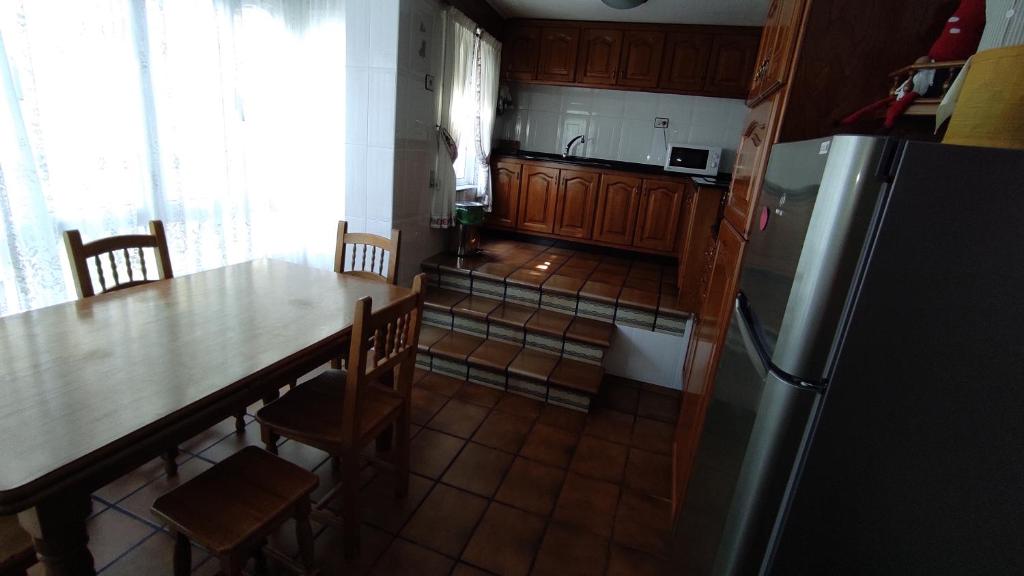 Kuchyň nebo kuchyňský kout v ubytování Piso casco antiguo